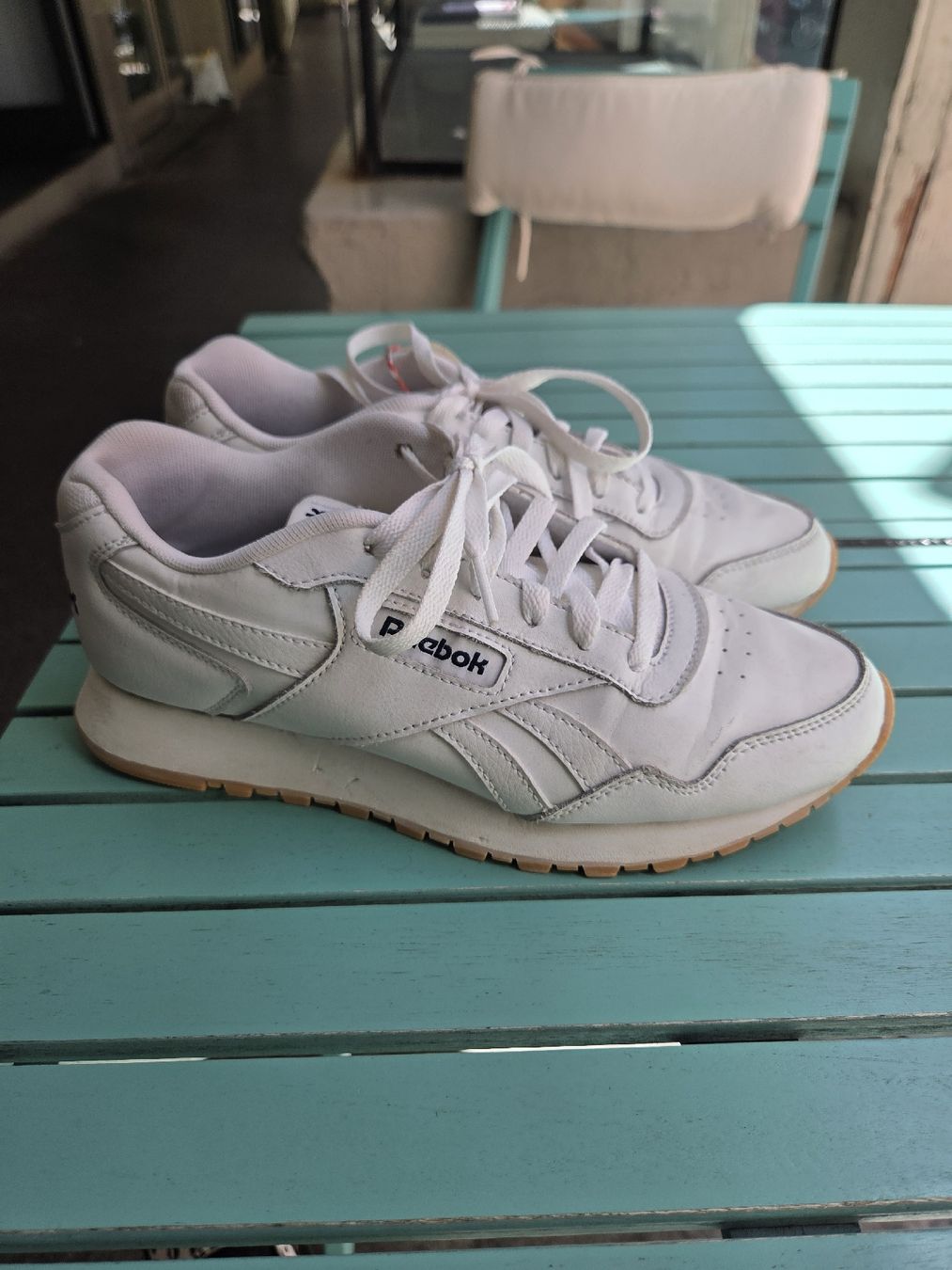 Reebok Scarpe da uomo: Reebok Classic Leder Sneaker Gr. 39 Weiss – Usato da Bern venduto da -Aniko-