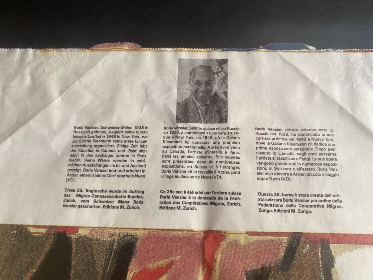 Dipinti: Boris Vansier 92/150 1993 encadrée – Usato da Lausanne venduto da Csamadhi 1