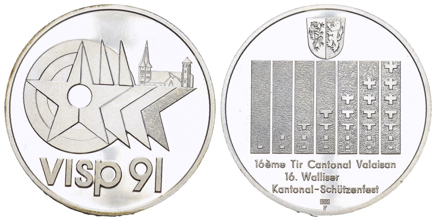 Toutes les monnaies: Visp 1991 – D'occasion à Bern par numismatictops