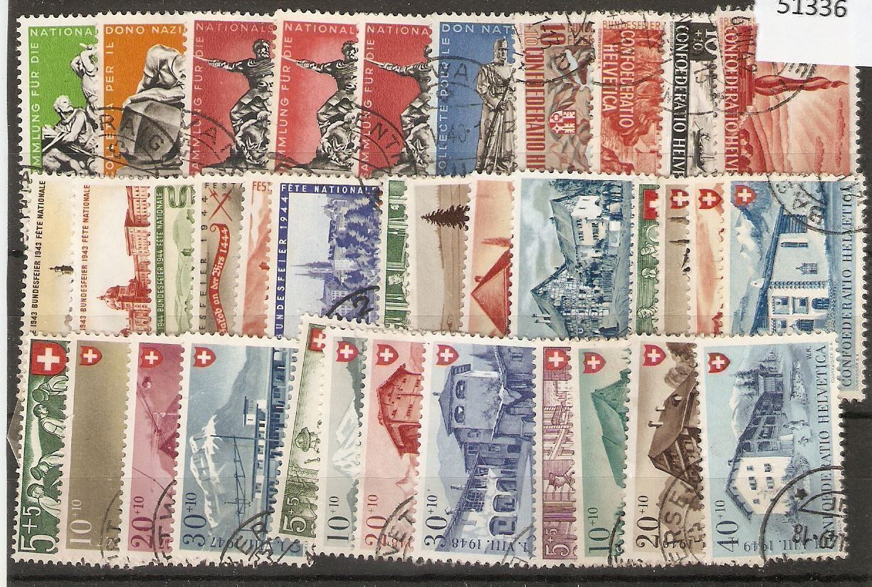 Alle Briefmarken: B3-B45 feinst gest. /bien obl. – Neu und originalverpackt aus Lausanne von Whorvath