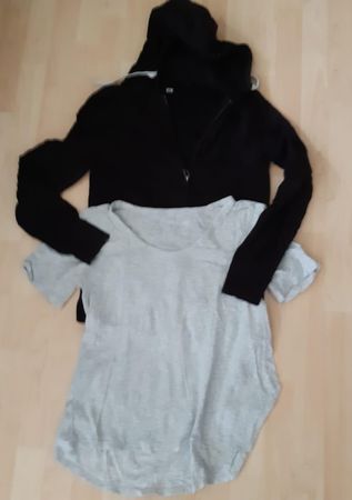 Damen Jacke mit Kapuze + T-Shirt, Gr. xs, Marke: WE + GAP