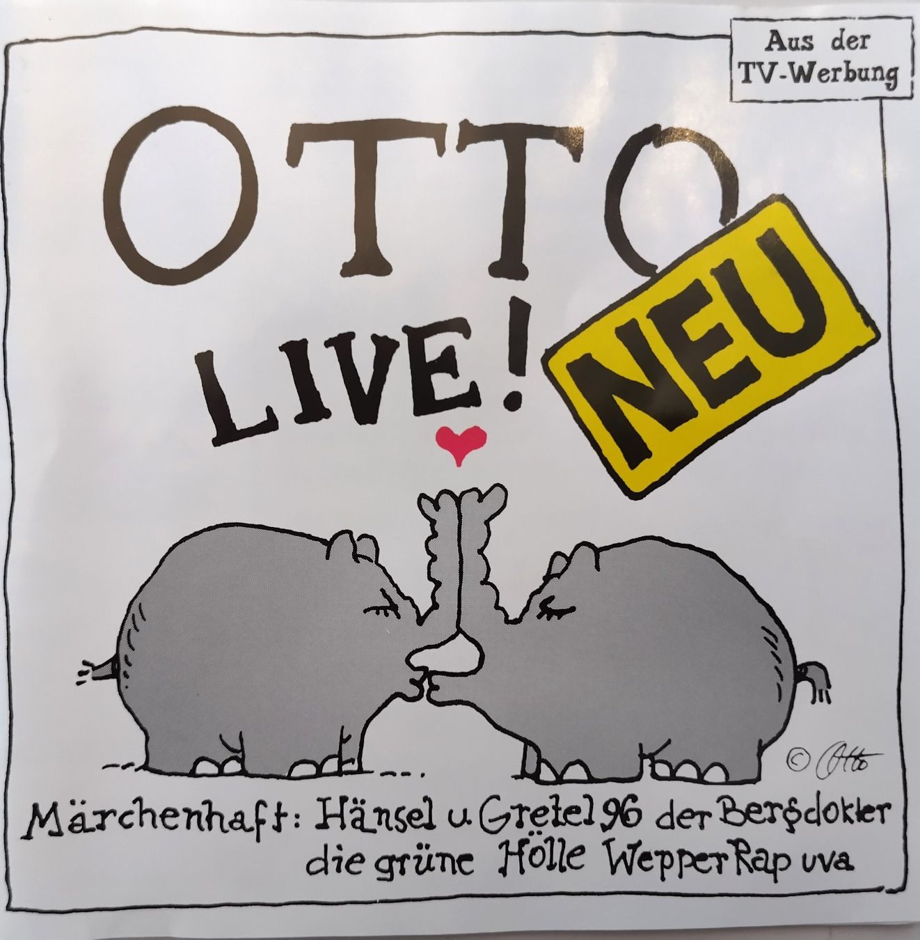 CD: Otto Live Neu / CD ab Fr. 4.- – Usato da Bellach venduto da JingleJerry