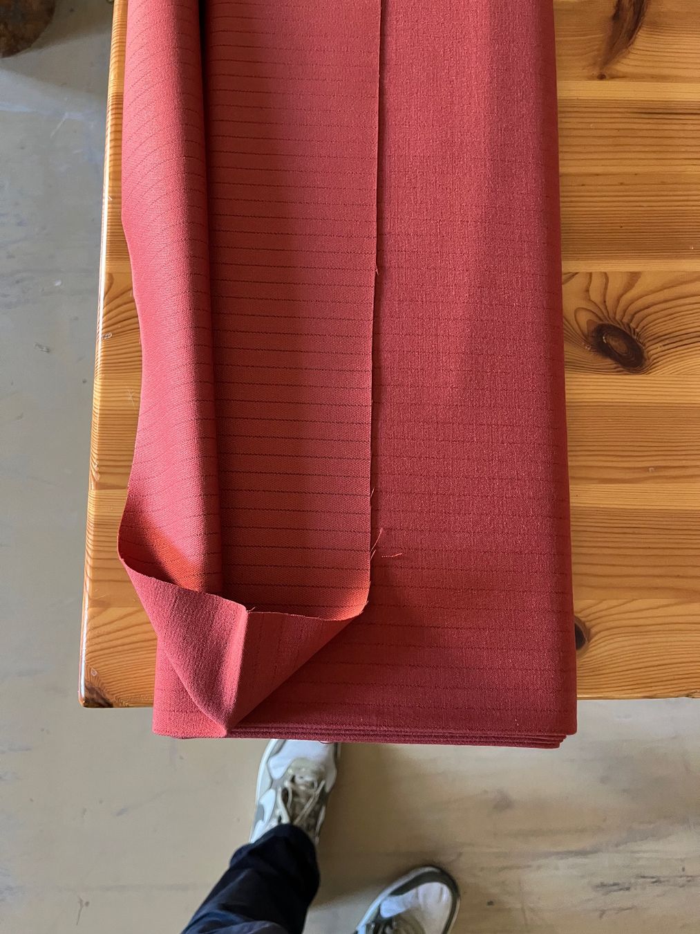 Tessuti: Stoff, Meterware, Textil, Rot, Mischgewebe, Lot – Usato da Netstal venduto da spaltflo01 4