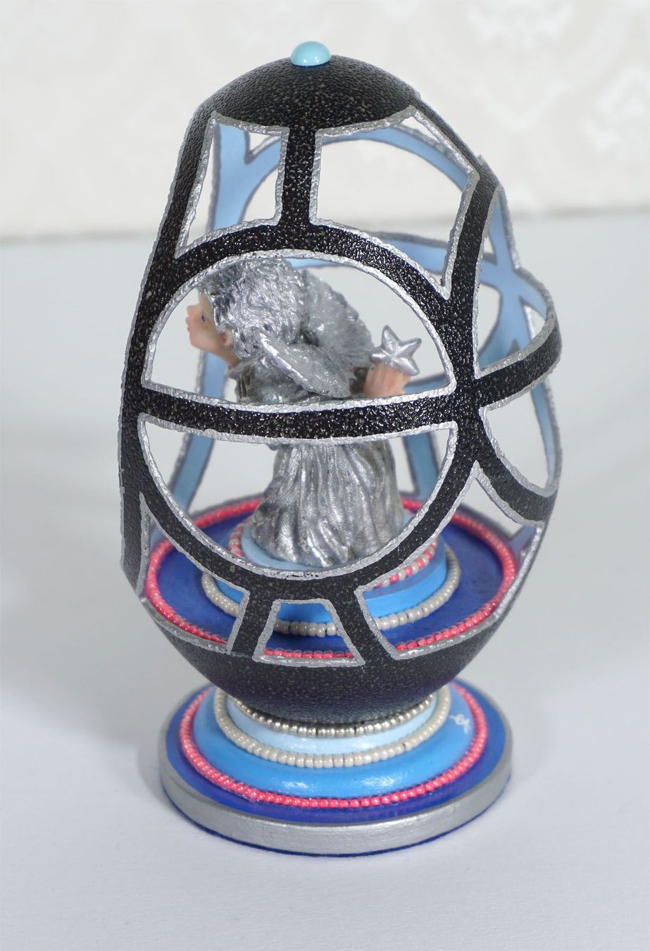 Statuette: 13,5cm grosses Vintage Ei mit Engel – Nuovo (secondo la descrizione) da Meggen venduto da Trouvaillen 8