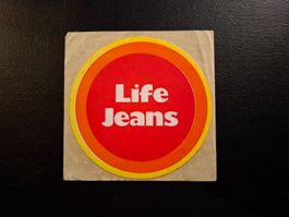 Vintage Rar Sticker Jeans Live und Live Jeans (80er Jahre)