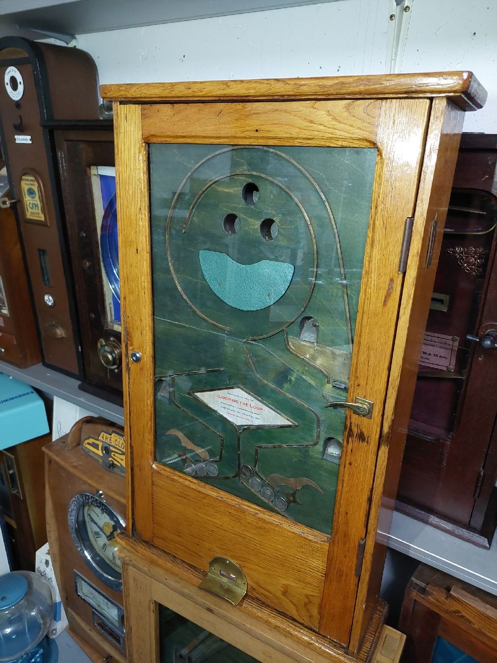 Slot Machine: Antiker Glücksspielautomat "Looping the Loop" 1930 – Usato da Rothenburg venduto da Nosta4