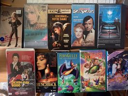 10 VHS American NTSC Various Genres