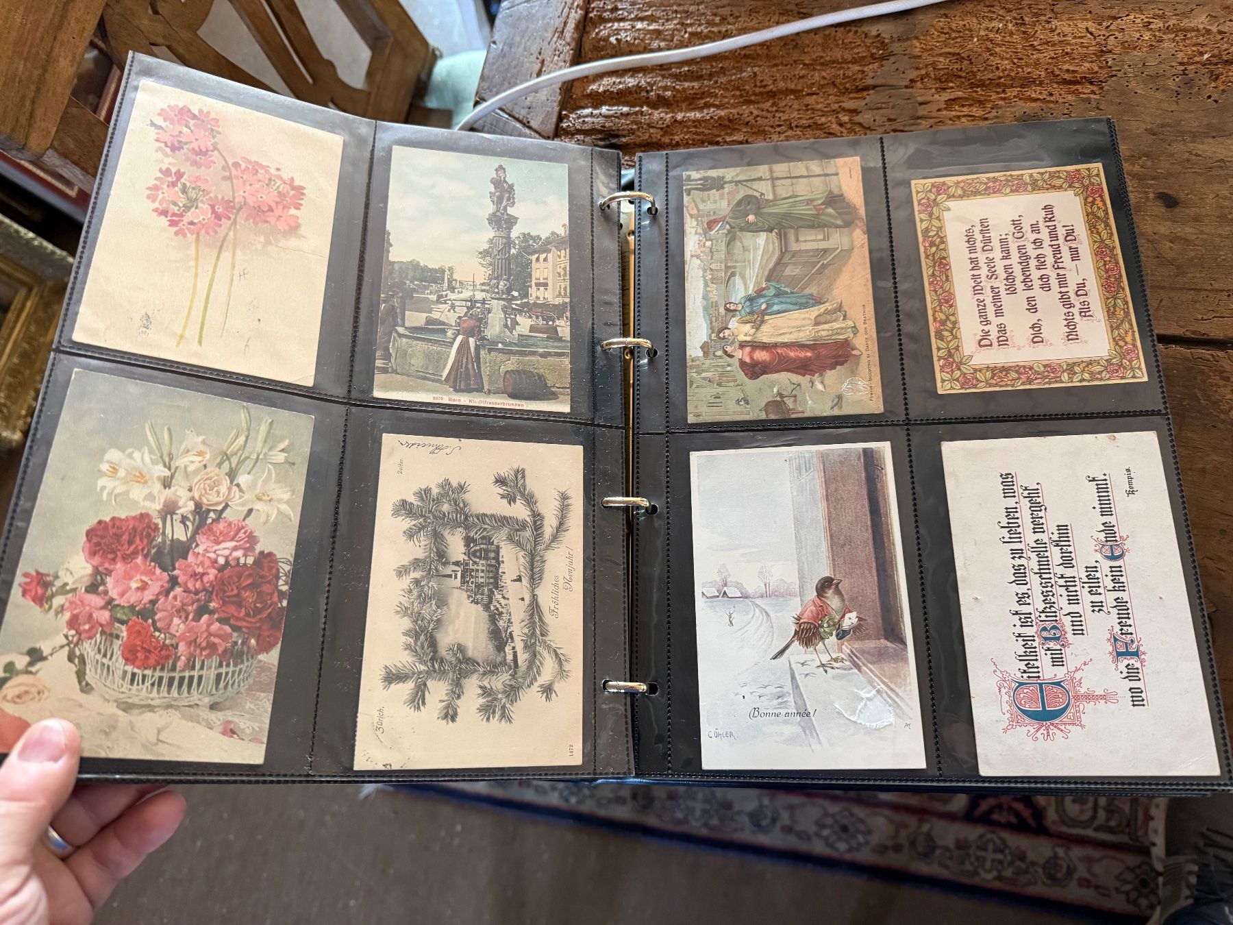 Ansichtskarten: Ansichtskarten Album mit ca. 160 Karten Postkarten – Gebraucht aus Bern von Jwpm66 5