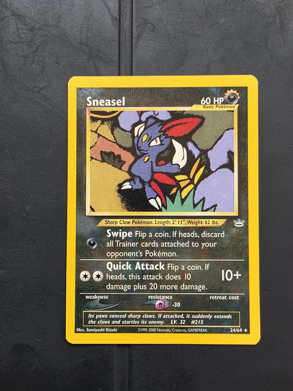 Pokémon Carte collezionabili: Pokemon Karte - Sneasel - Selten – Usato da oberbuchsiten venduto da thug4