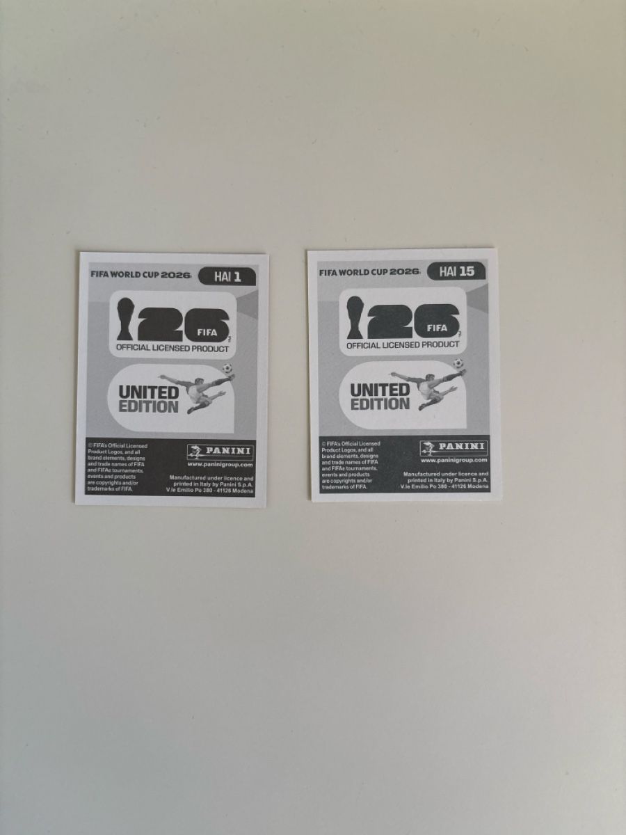 Panini Sammelbilder & Trading cards: Panini: HAI 1,HAI 15 – Neu (gemäss Beschreibung) aus Basel von min_xq6x 1