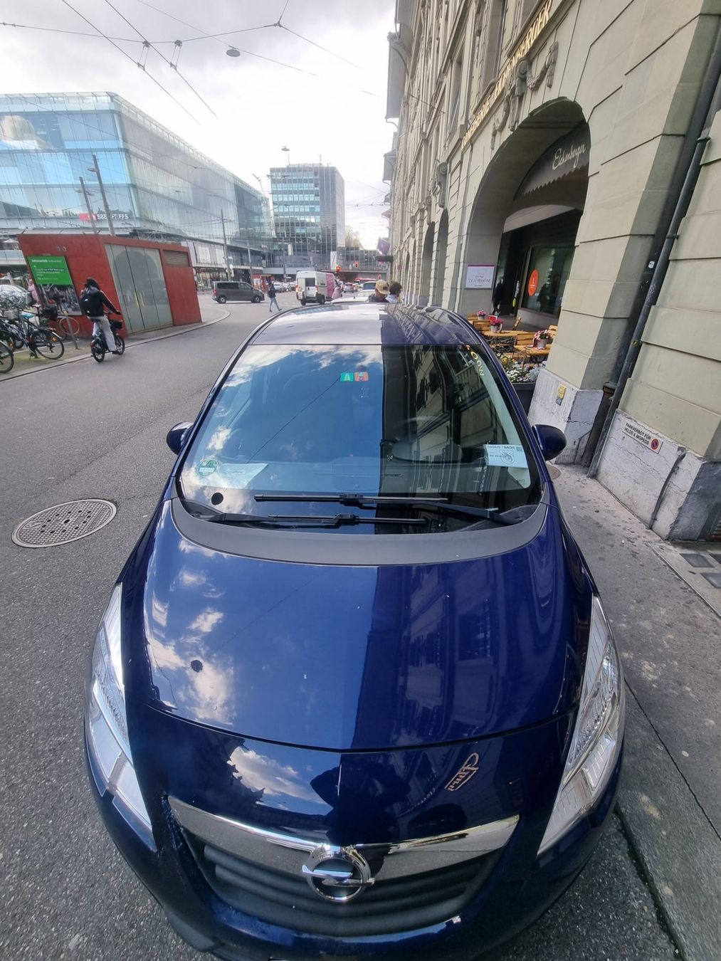 Opel Autos: Opel Meriva, Blau, JG 2011,  ab MFK – Gebraucht aus Weissenburg von STMA09