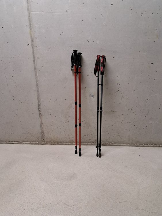 DeeprBling Wanderstöcke Trekkingstöcke Faltbar, Nordic Walking Stöcke Für Damen Und Herren