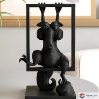 Ice Age Scrat - Squirrel with an Acorn Sculpture - 3D Print