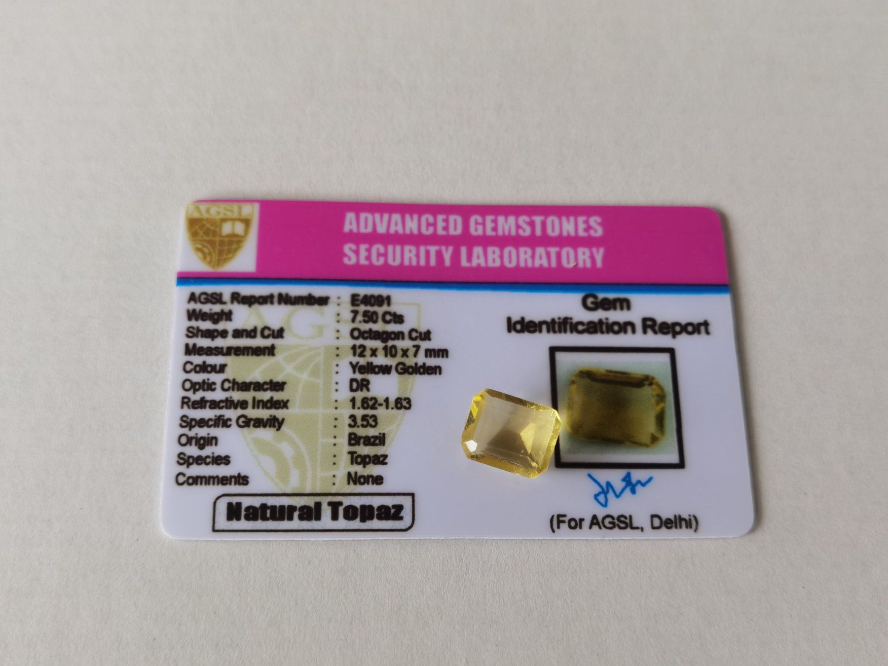 Pietre preziose: Topas 7.50 Ct – Nuovo (secondo la descrizione) da Uerkheim venduto da Justi.y 1