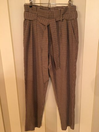 H&M Hose, kariert, Gr. 38