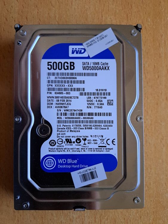 Western Digital WD5000AAKX Blue 500GB | Kaufen Auf Ricardo