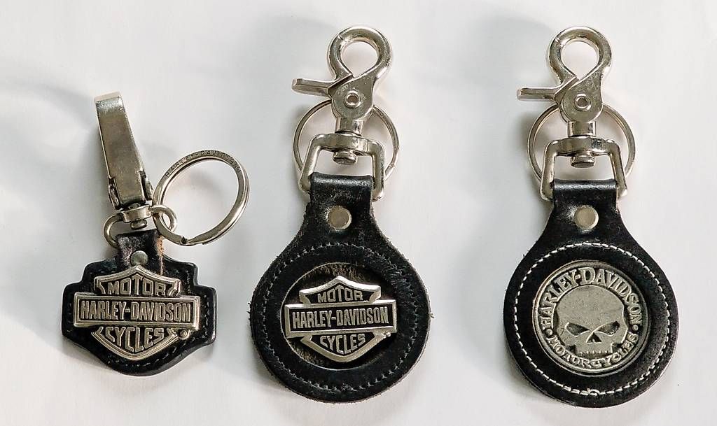 Harley-Davidson Portachiavi: Porte-clés à sangle Harley-Davidson, Cuir – Nuovo (secondo la descrizione) da Torny le Grand venduto da cla_w6np