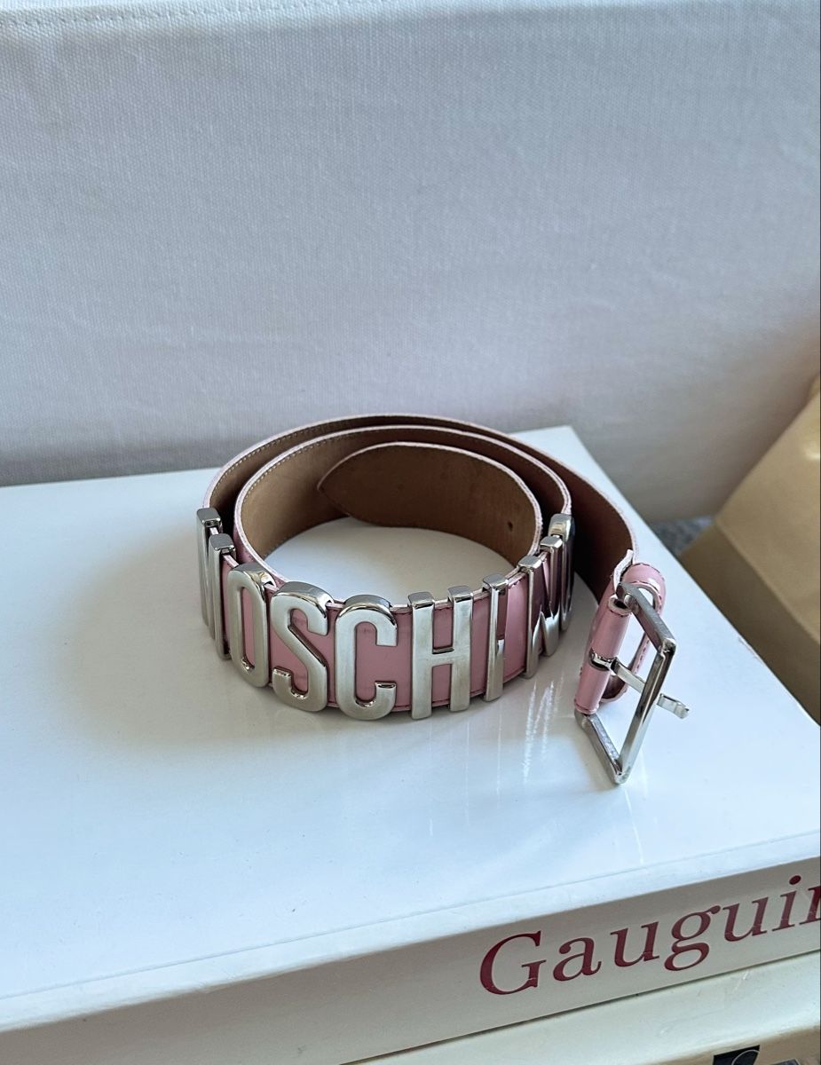 Moschino Cinture: Pink Moschino Belt – Usato da Orvin venduto da mboder 1
