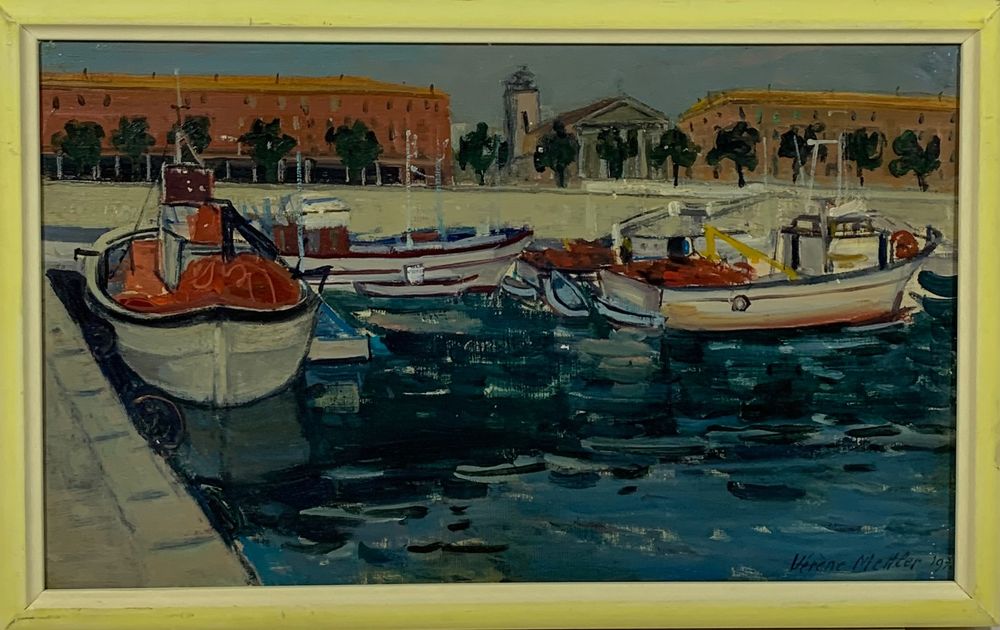 Sinus Art Leinwandbild 120x80cm Wandbild Italien Neapel Stadt Am Meer Vulkan Vesuv Sommer S0n1v006