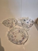 Glas-Dessertschalen mit Efeu-Motiv, 3 Stk.