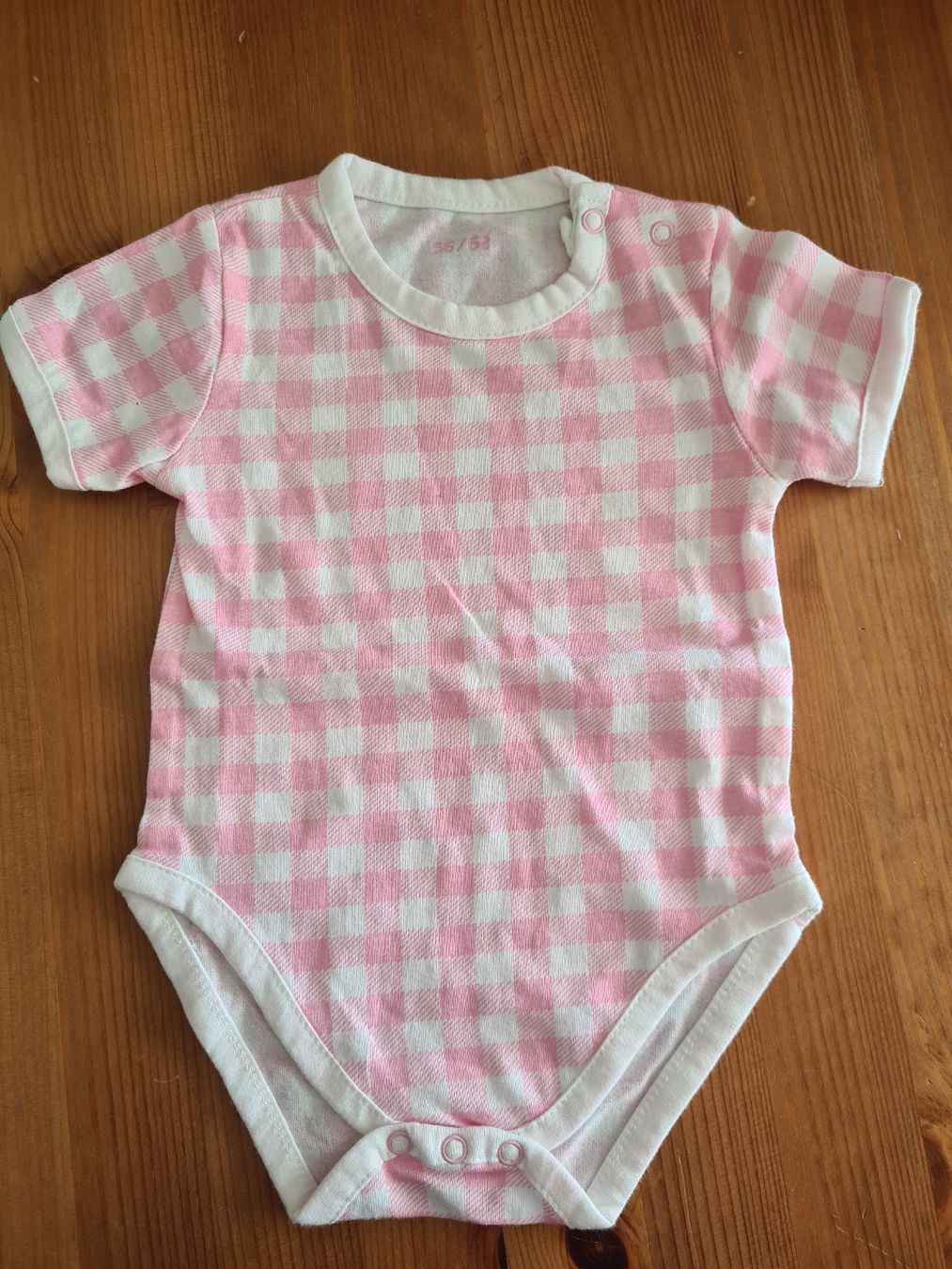 Biancheria intima: Baby Body Grösse 56/62 kariert  – Nuovo (secondo la descrizione) da Horw venduto da Mirii91