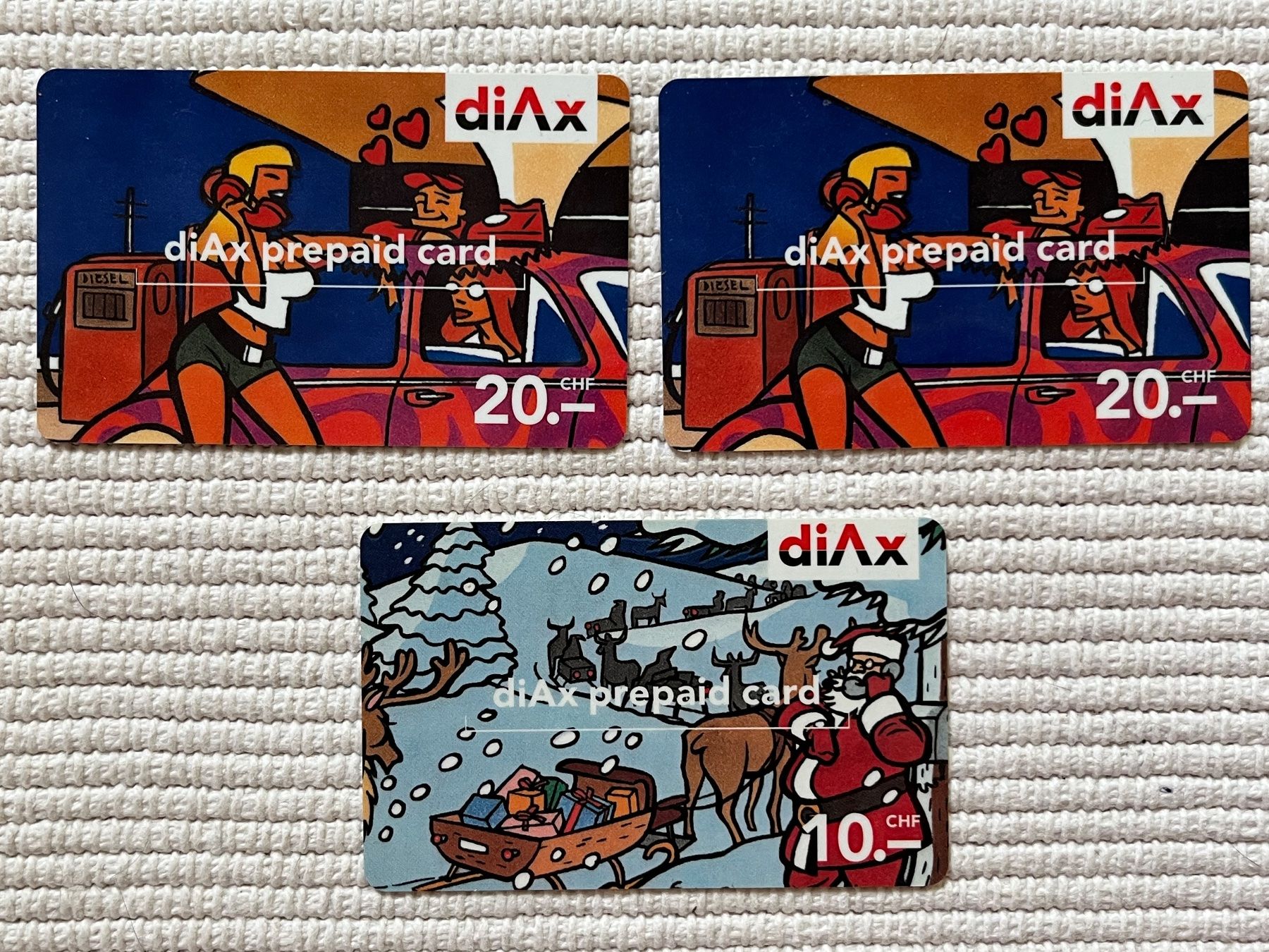Schede telefoniche: diAx Prepaid Karten – Usato da Zürich venduto da Gurkis