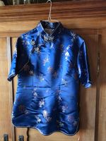 asiatische Trachten Bluse Grösse XXL 100% Linen