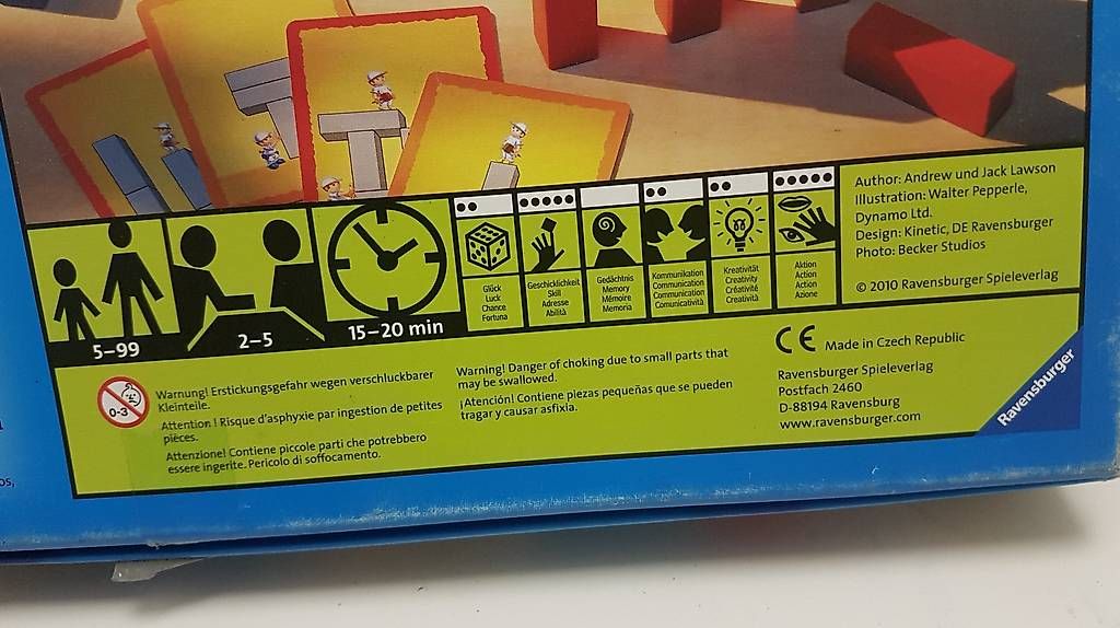 Giochi: MAKE N BREAK JUNIOR 2010 RAVENSBURGER BRETTSPIEL KOMPLETT – Usato da Reinach BL venduto da mon_89wb 4