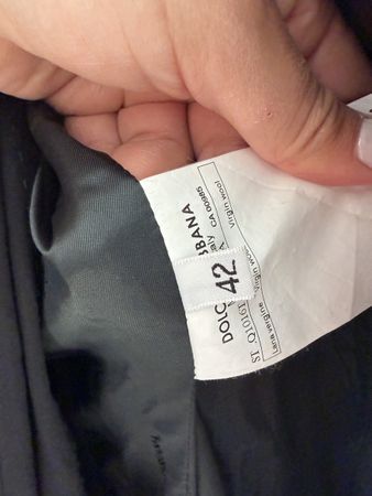 Mantel Dolce & Gabbana schwarz Grösse 40 sehr guter Zustand