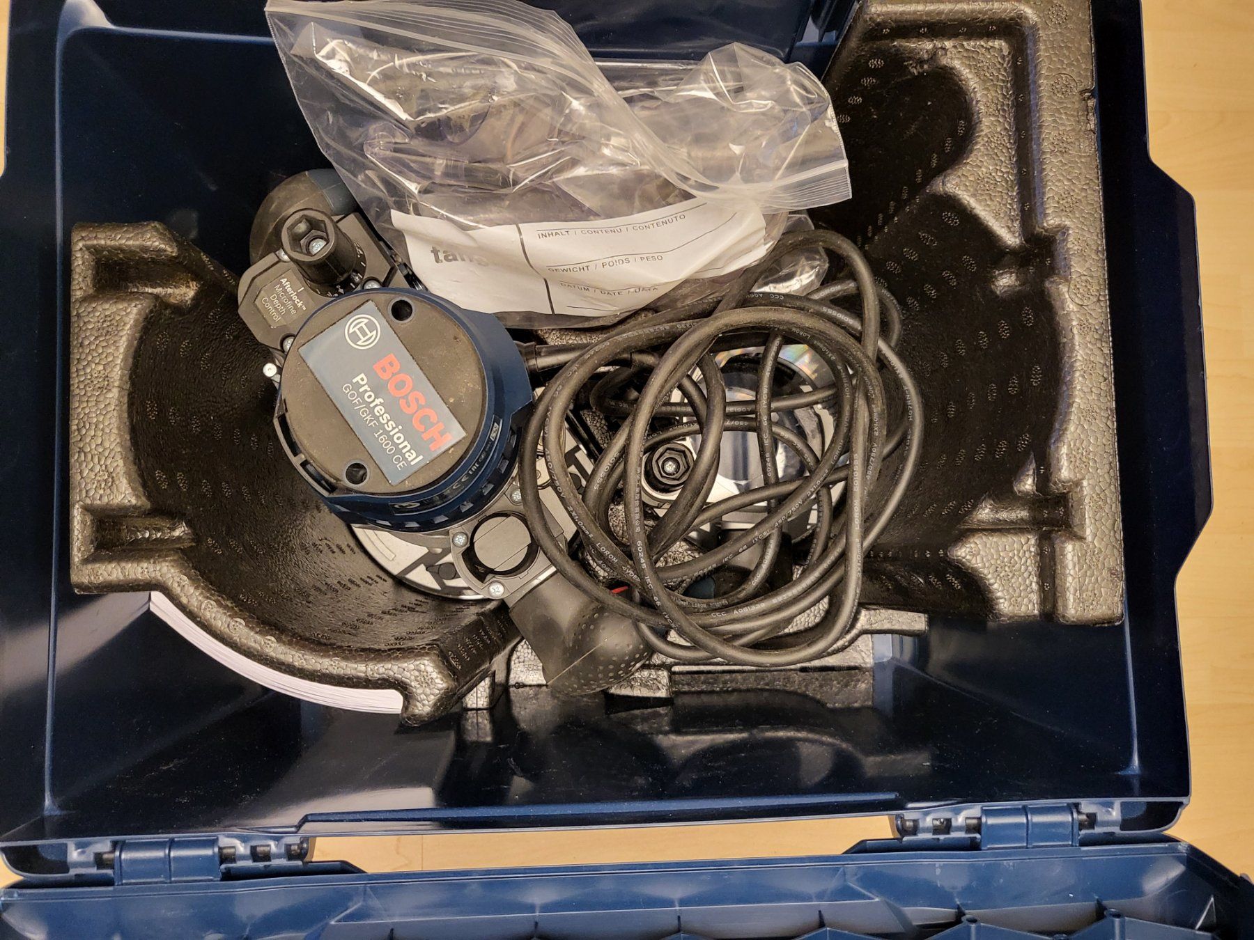 Tutte le macchine: BOSCH Oberfräse GMF 1600 CE mit Koffer – Usato da Pfäffikon ZH venduto da telve 1