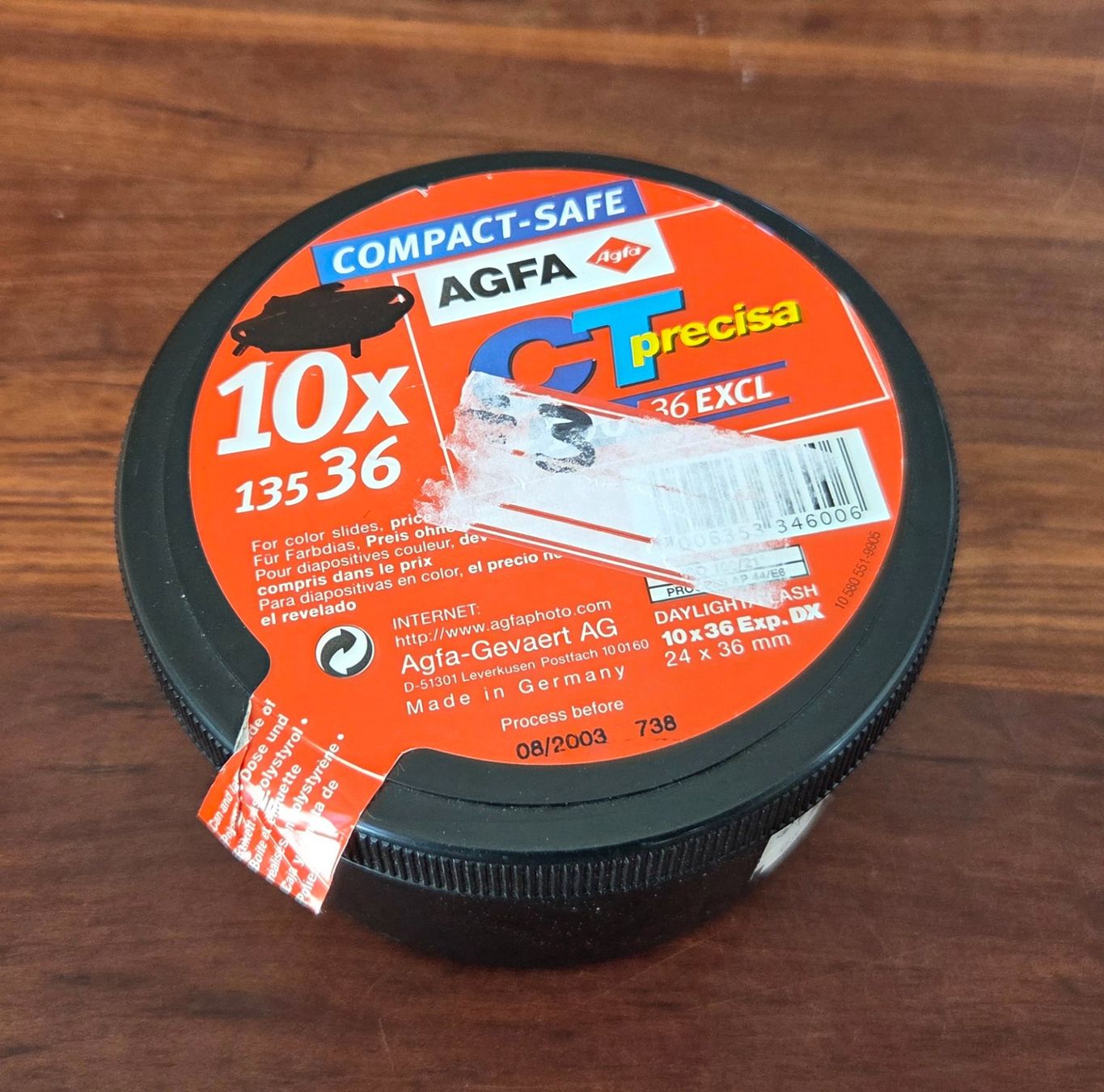 Films: 8 Agfa CT Precisia 135 36 – Défectueux à Baden par Digit6 2