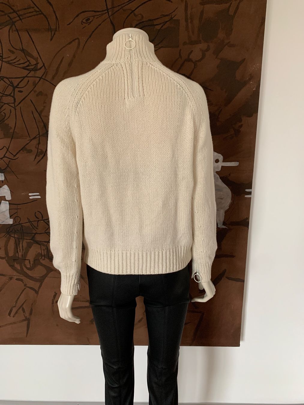 Akris Pullover & Sweatshirts: AKRIS: Exklusiver cremefarbener Rollkragenpullover, 36 – Neu (gemäss Beschreibung) aus Luzern von designluzern 5