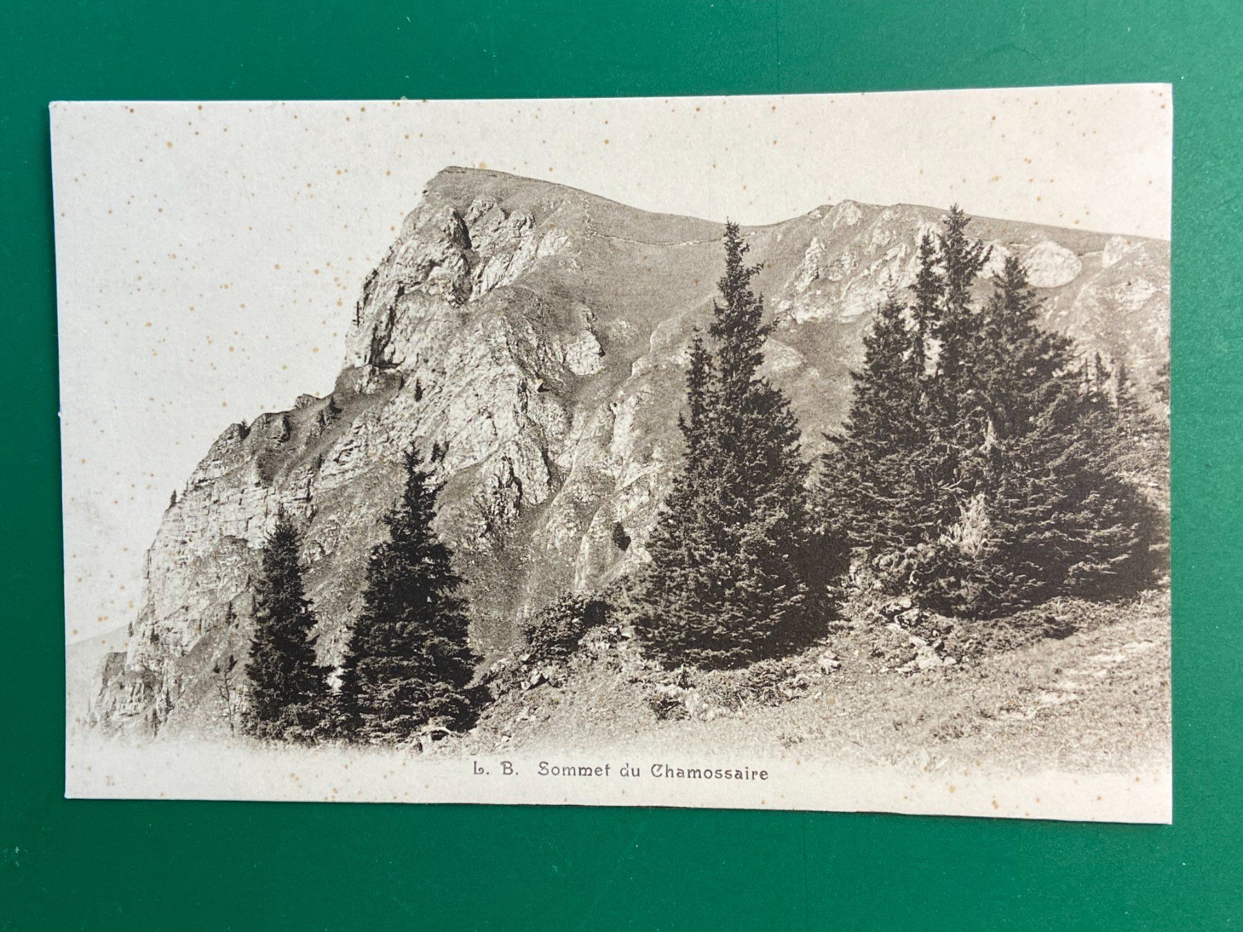 Cartoline postali: Sommet du Chamossaire – Usato da Steg VS venduto da danwer74