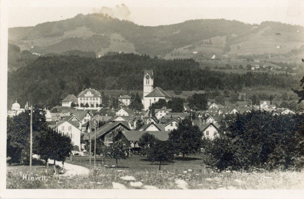 Cartoline postali: Hinwil   ZH – Usato da Brig venduto da Valcards54