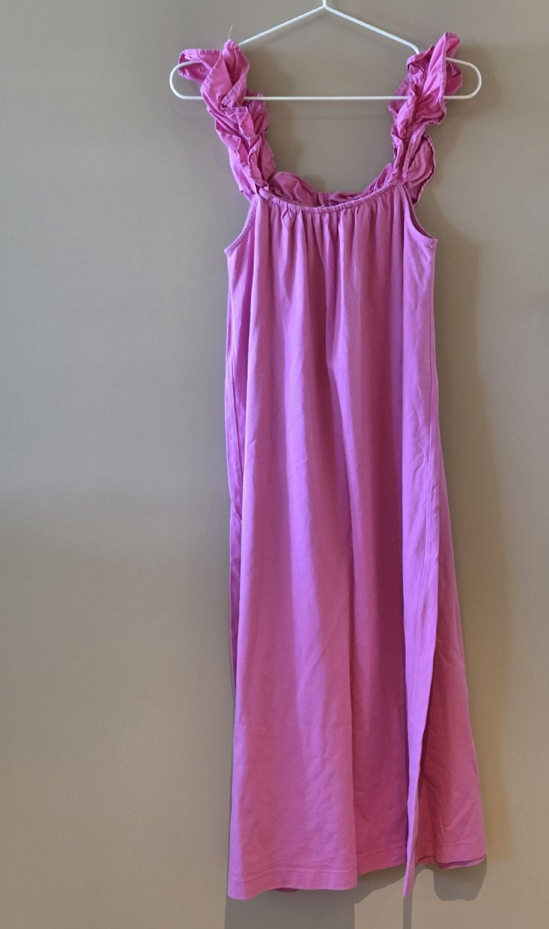 Mango Vestiti: MANGO Rosa Sommerkleid mit Rüschen – Nuovo (secondo la descrizione) da Emmen venduto da GrabandGo 1