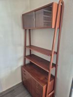 Bibliothèque étagère en teck scandinave années 1960