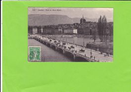 Genève. Pont du Mont Blanc