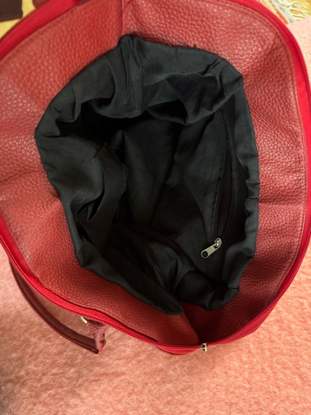 Borse: Rote Lederhandtasche Echtleder – Usato da Zürich venduto da yja_c5xh 1