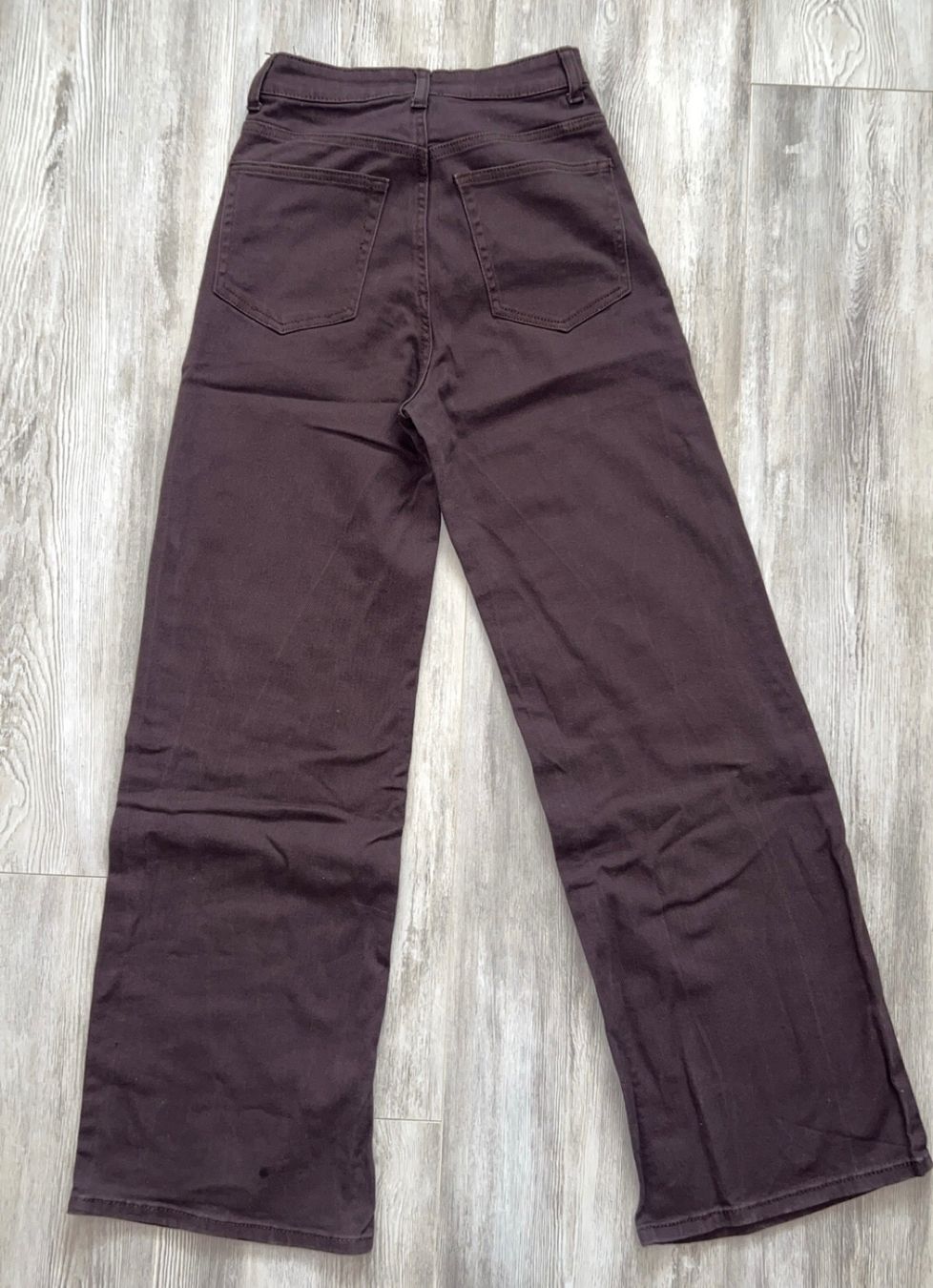 H&M Jeans: Pantalon large marron taille haute – Gebraucht aus Charmoille von chaignat03 1