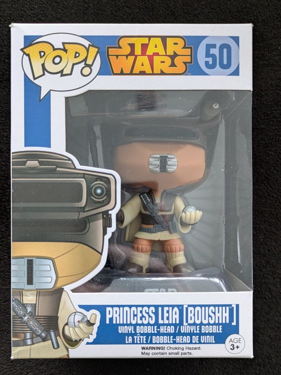 Funko Pop! Star Wars N°50 - Princesse Leia (Boushh) - Figurine Collection