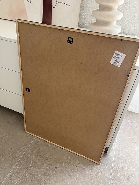 Bilderrahmen: Bilderrahmen 60x80cm Holz Wandbild mit Blumen – Gebraucht aus Zürich von car_9sdb 1