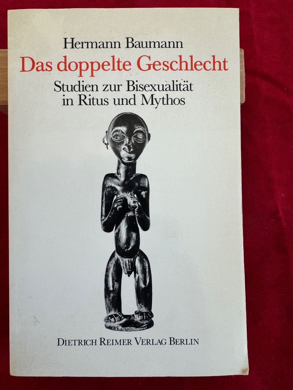 Libri: DAS DOPPELTE GESCHLECHT, Baumann Hermann, 1955/1986 – Nuovo (secondo la descrizione) da Zürich venduto da Husopaska