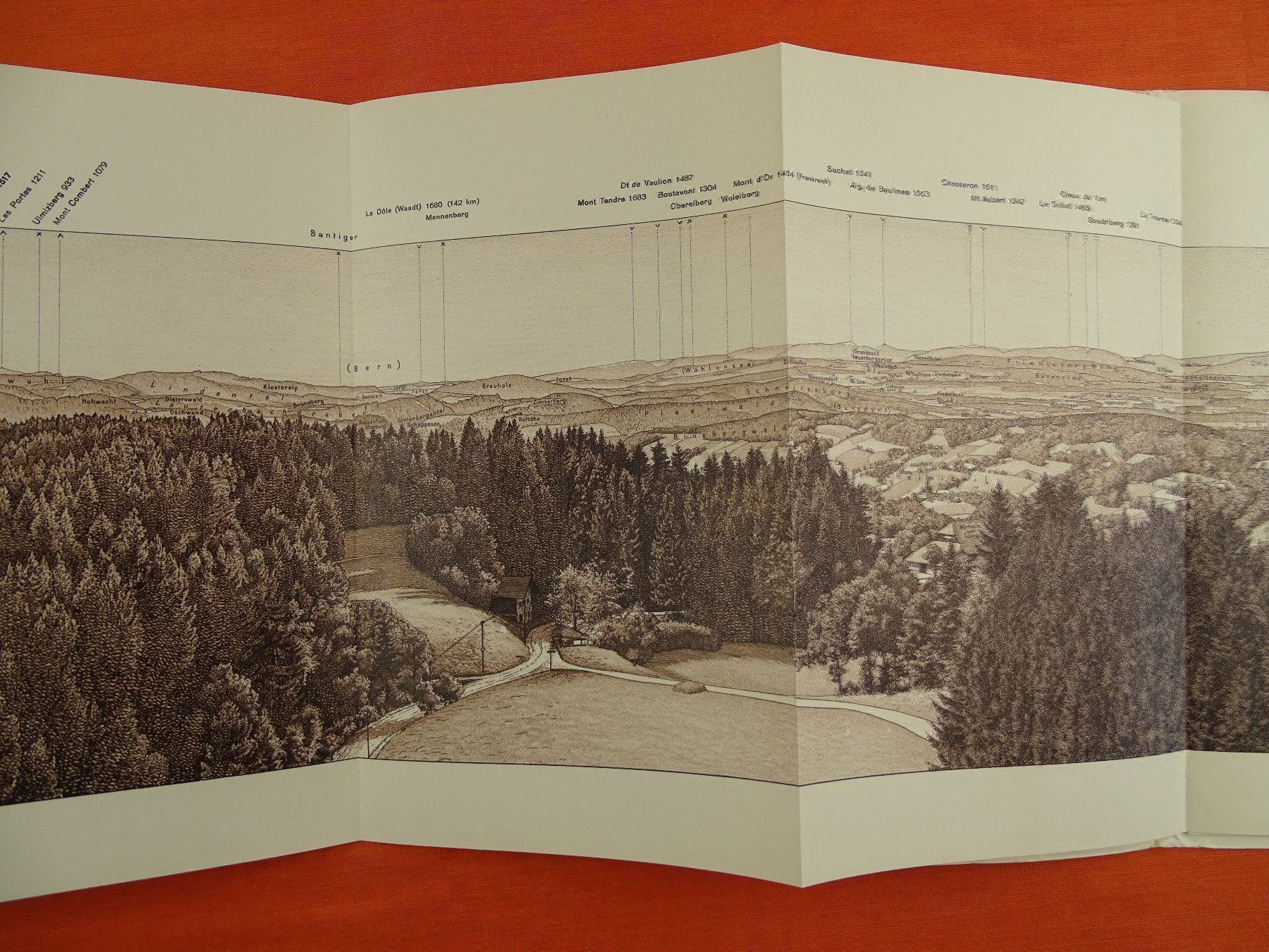 Cartes géographiques & atlas: PANORAMA VOM HEILIGENLAND HUBEL – D'occasion à Grüningen par Kartensammler 4