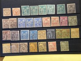 Konvolut Frankreich Colonies Postes