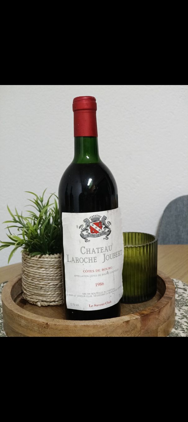 Wein: Château Laroche Joubert 1986, vin rouge rare, collection🍷 – Neu (gemäss Beschreibung) aus chatel St denis von AD.Leder.Cuir