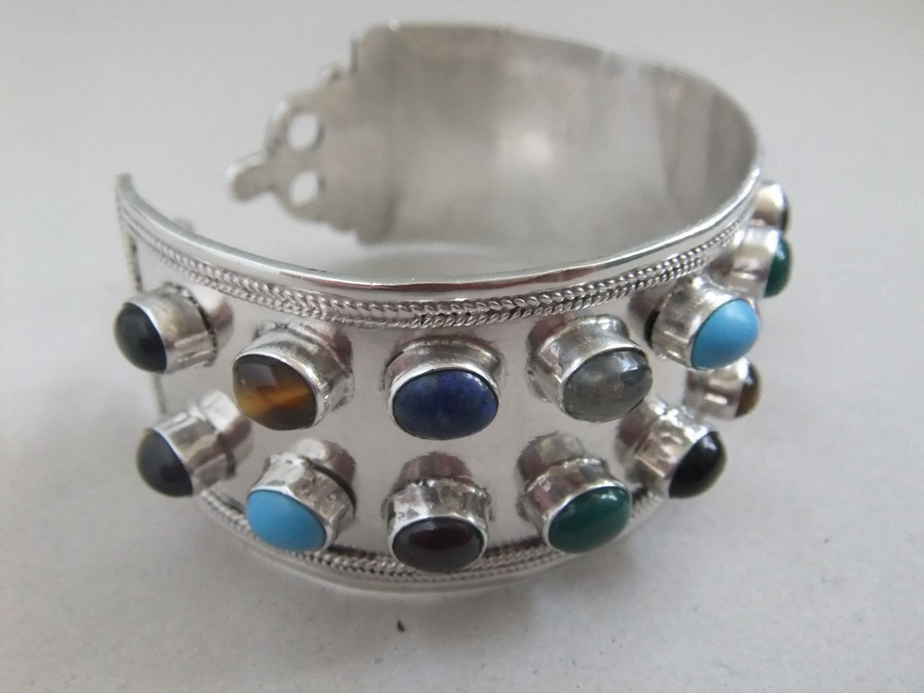 Bracciali & Braccialetti: Grosser Armreif - 800 Silber – Usato da Esslingen venduto da eintagammeer 4