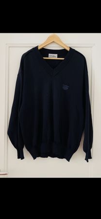 Vintage Carlo Colucci dunkelblau pullover gr. 50( M/L)
