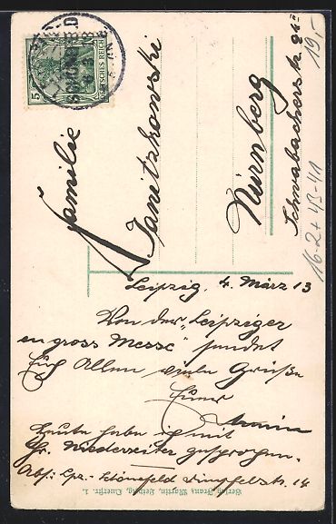 Cartoline postali: Leipzig, Peterstrasse während der Gross – Usato da Berlin venduto da bartko-reher 1