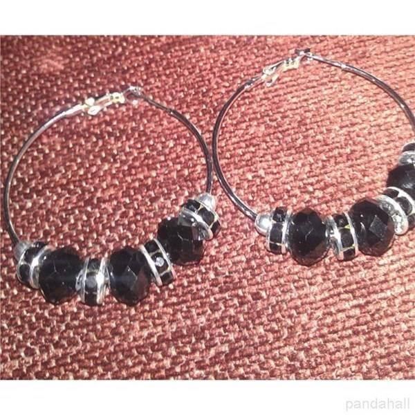 Perle (finte): Metall Rondelle Strass transparent 12mm – Nuovo (secondo la descrizione) da Alpnachstad venduto da perlengaby 2