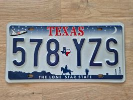 US Nummernschild Texas